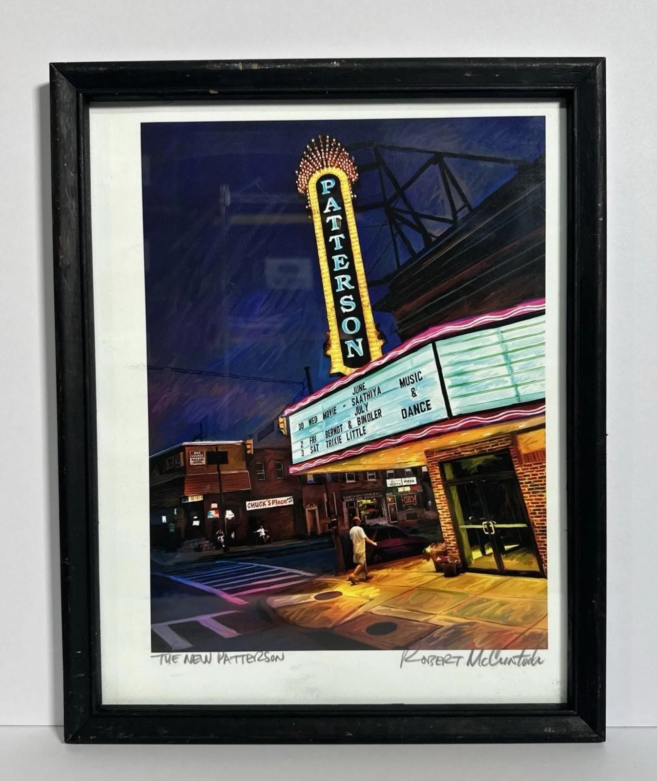 Product image for The New Patterson Theatre 2006 Print Signed And Framed By Robert McClintock