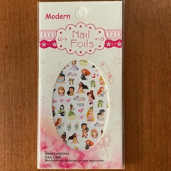 Product image for NIB Princess Nail Stickers