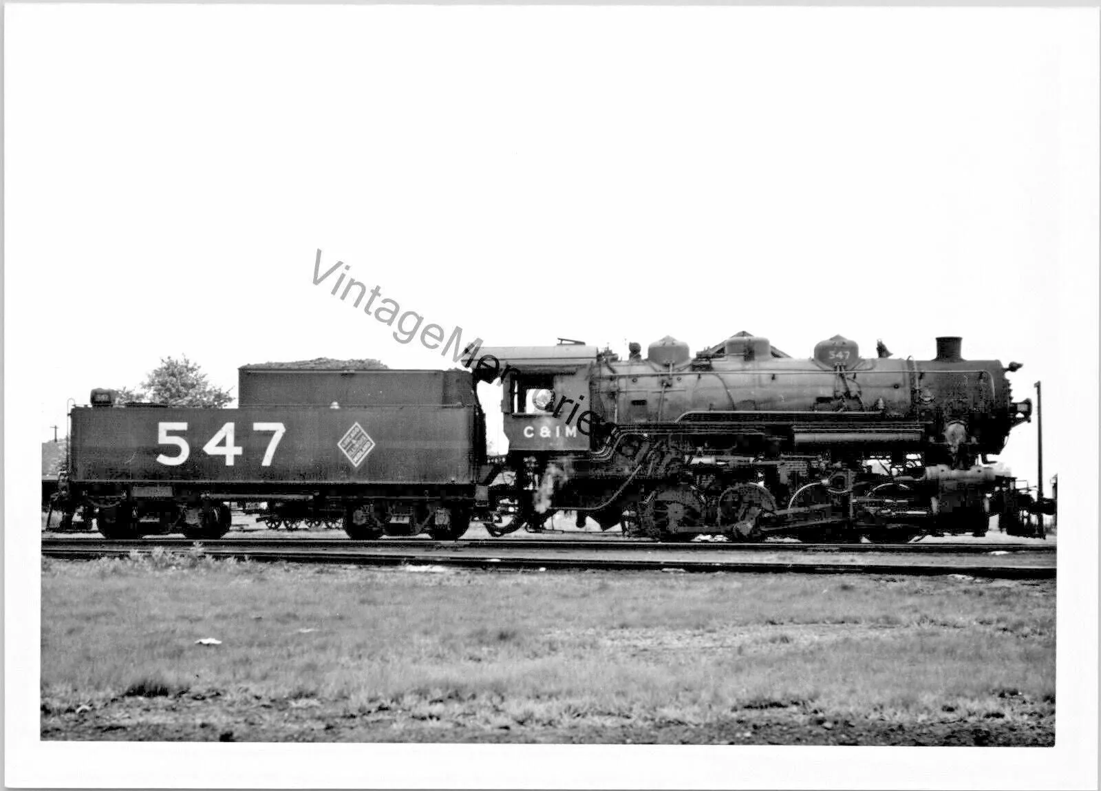Product image for Vintage Chicago & Illinois, Midland -C IM 547 Steam Locomotive T3-308