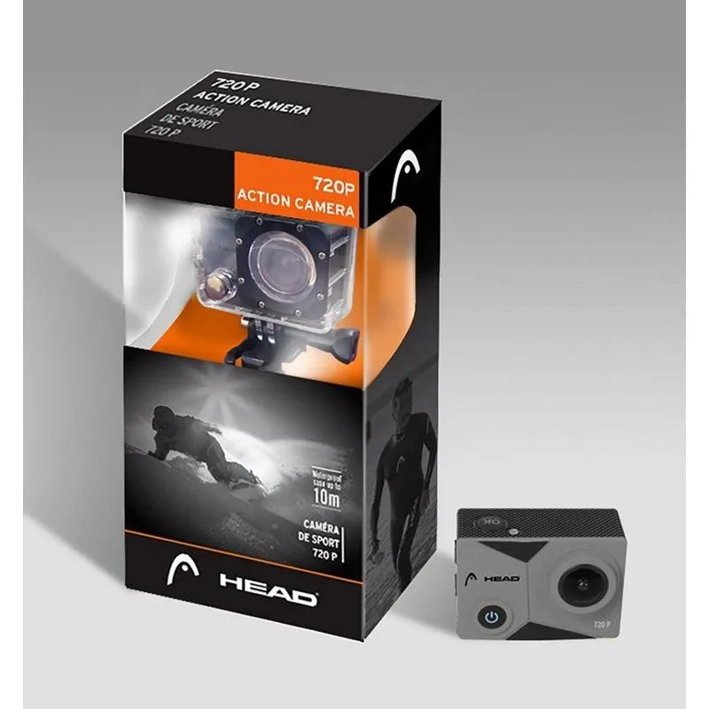 Product image for HEAD 720p High Definition Action Camera Gray Dark/Black - Personal Electronics at Academy Sports