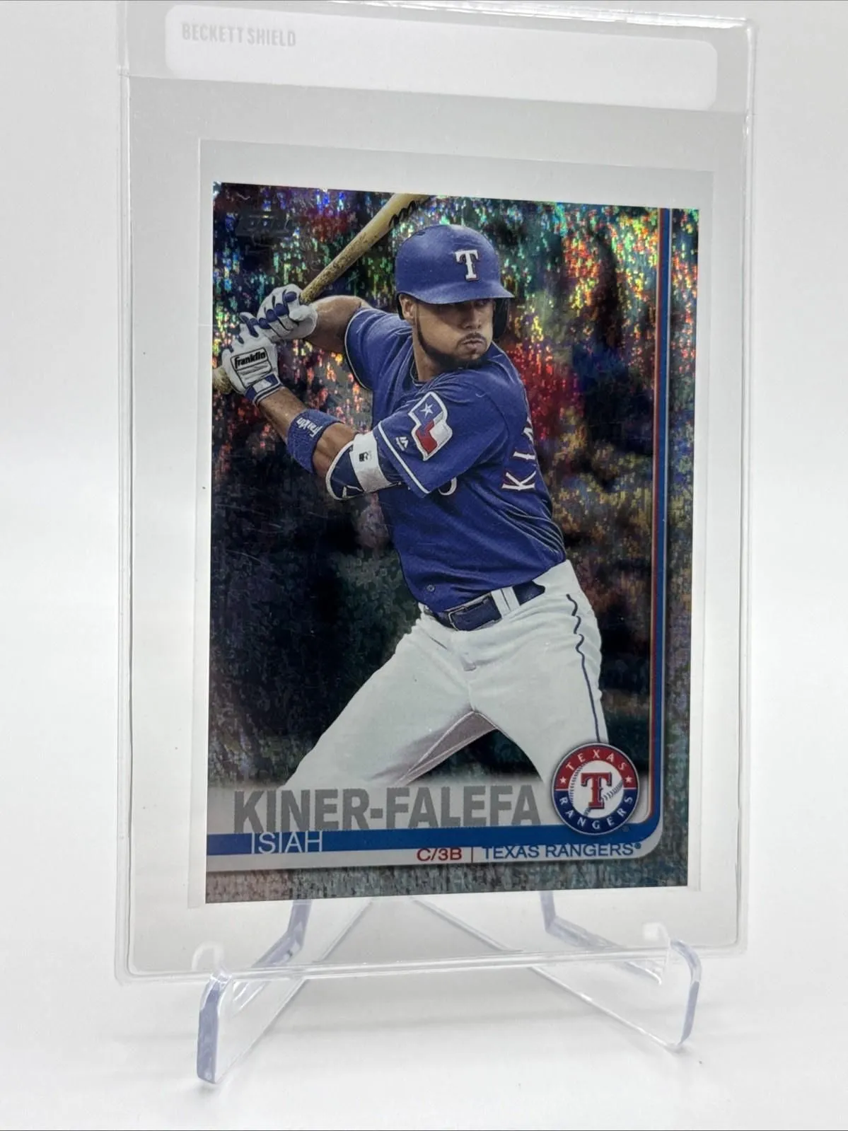Product image for 2019 Topps FOILBOARD /162 Isiah Kiner-Falefa Card #366 Mint FREE SHIPPING - Near Mint or Better - 2019 - Baseball - 366 - Major Leagues - Topps - Isiah Kiner-Falefa - 2019 Topps - Texas Rangers - No