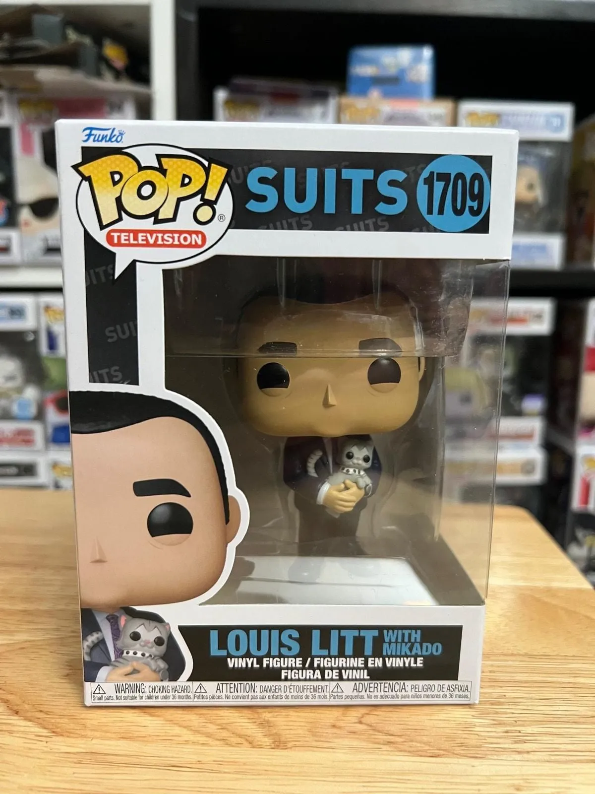 Product image for Louis Litt with Mikado Suits Funko Pop #1709 Television Rick Hoffman TV Show
