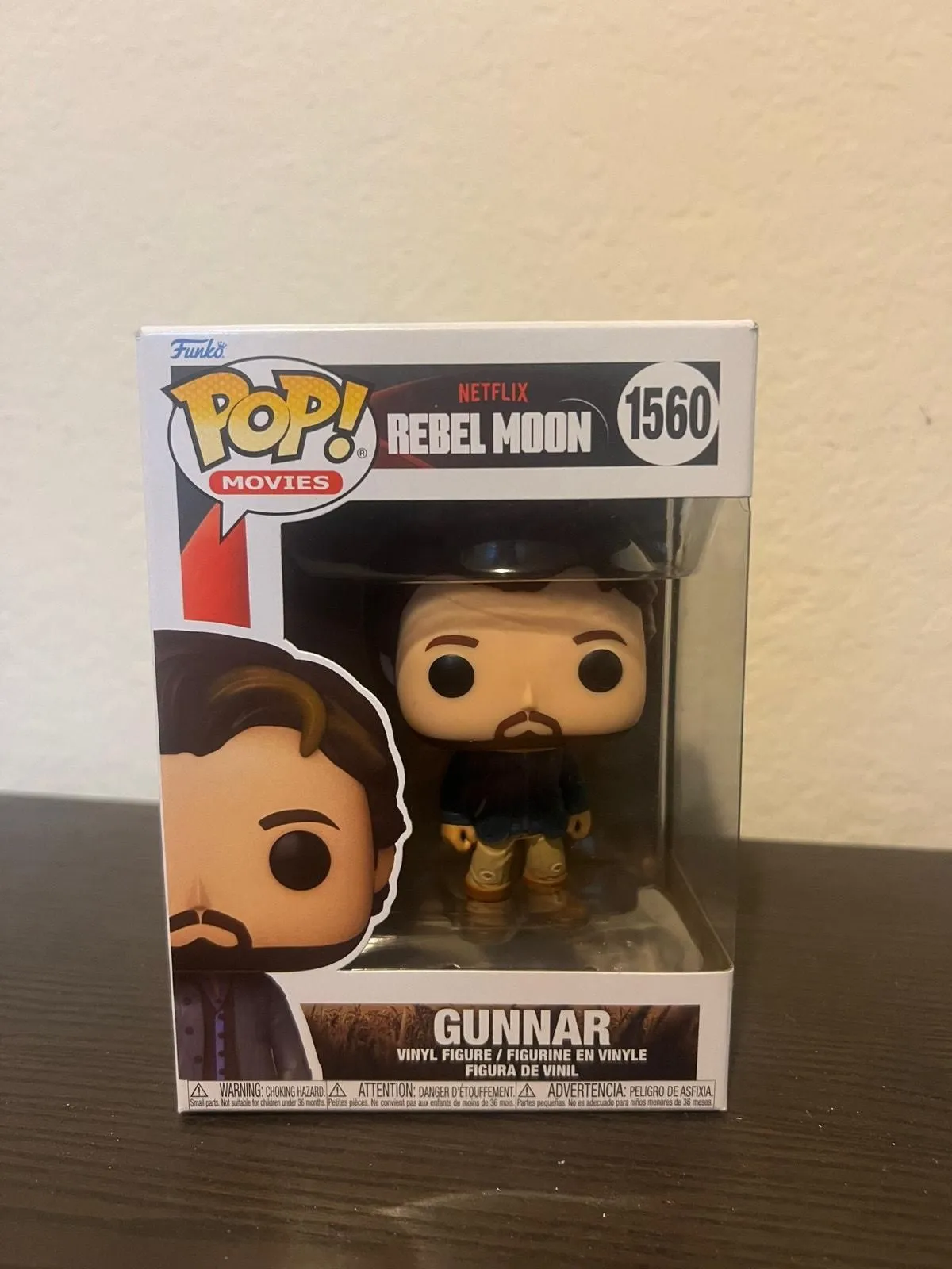 Product image for Gunnar Rebel Moon Funko Pop #1560 Movies Science Fiction Netflix Films Vinyl