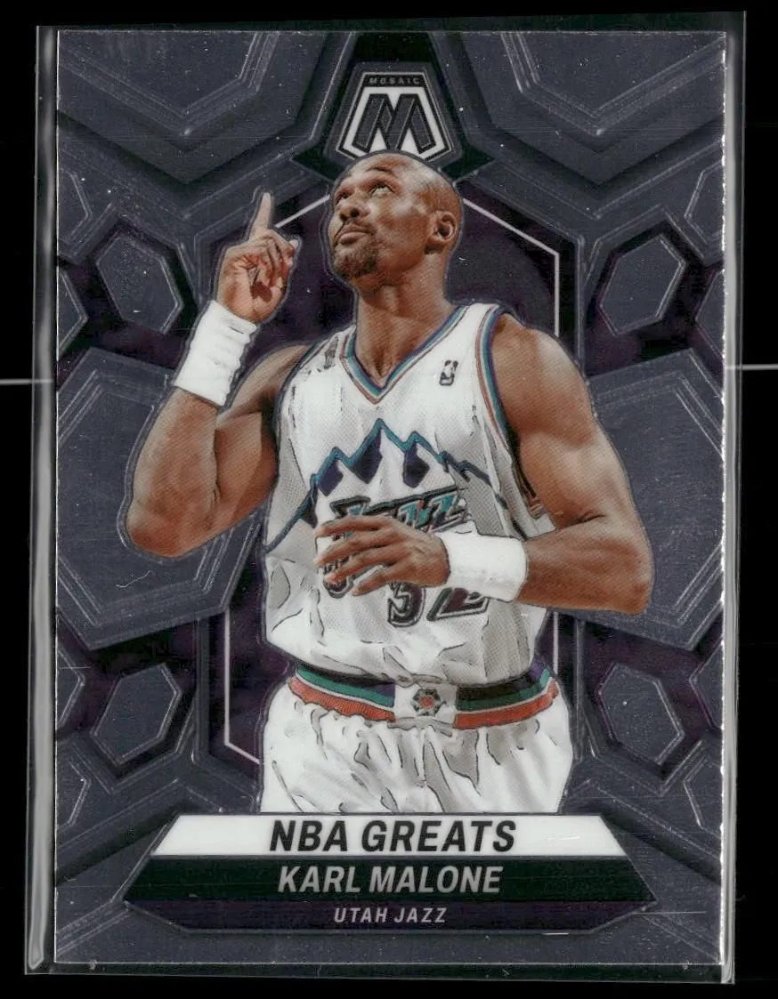 Product image for 2023-24 Panini Mosaic #297 Karl Malone Utah Jazz