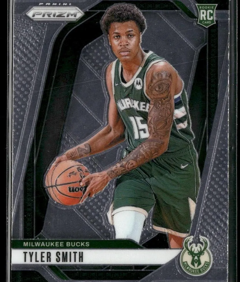 Product image for 2024-25 Panini Prizm #270 Tyler Smith Milwaukee Bucks Rookie