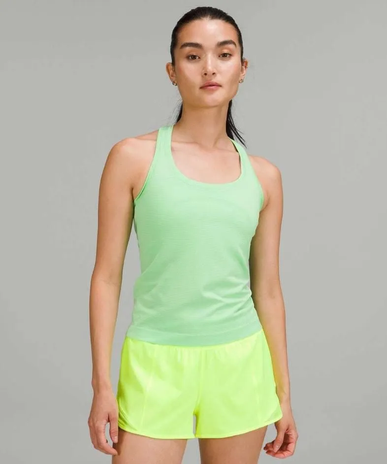 Product image for (10) NWT Lululemon Swiftly Tech Racerback Tank Top 2.0 *Race Length Scream Green Light - Lululemon Athletica