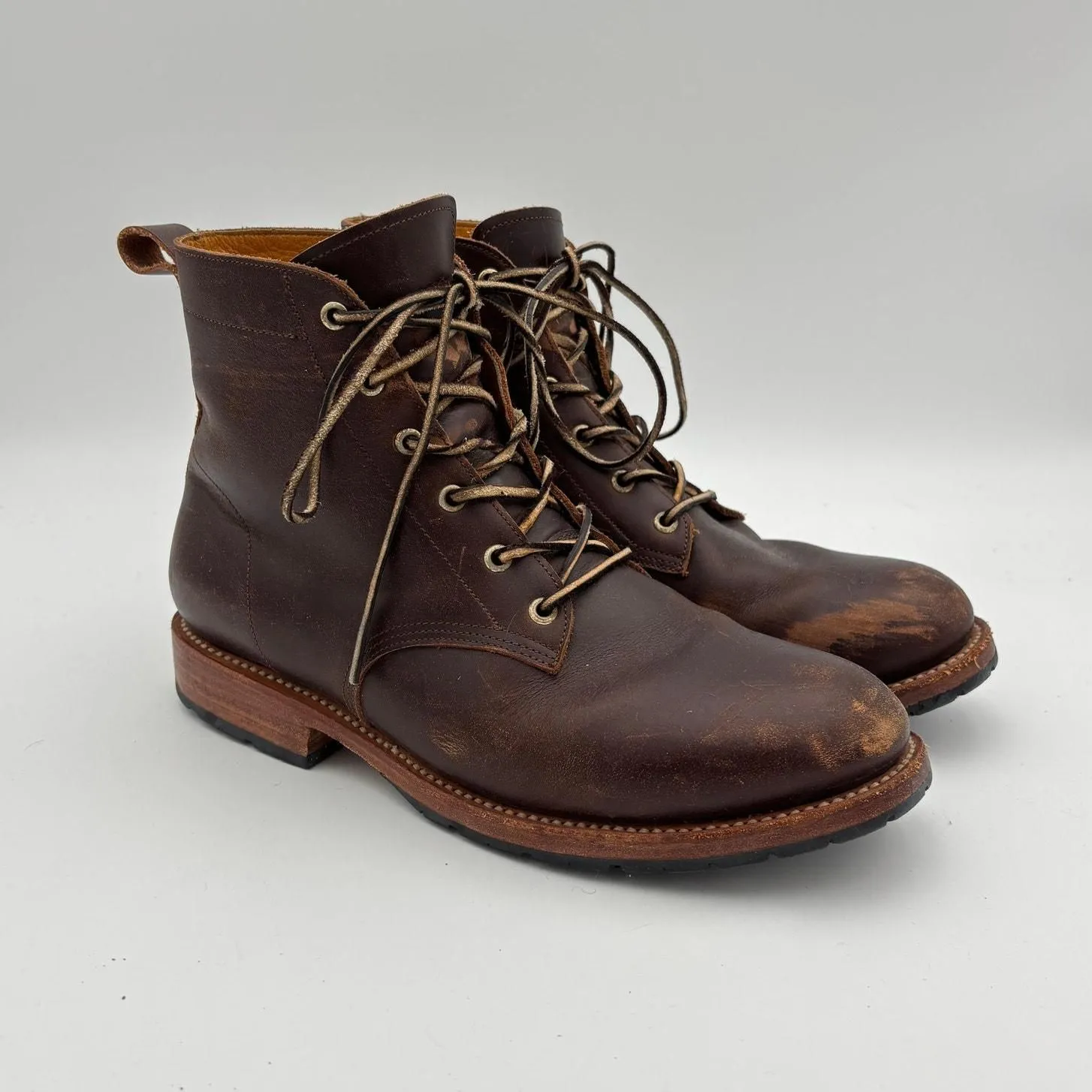 2120 Detroit Boot Leather Lace Up Work Boots Men's 10 Workwear