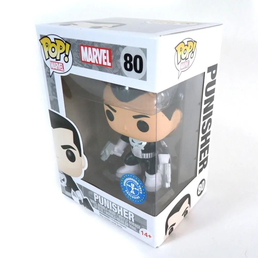 Product image for Funko POP! Marvel Vinyl Bobble Figure - PUNISHER #80 *Exclusive*