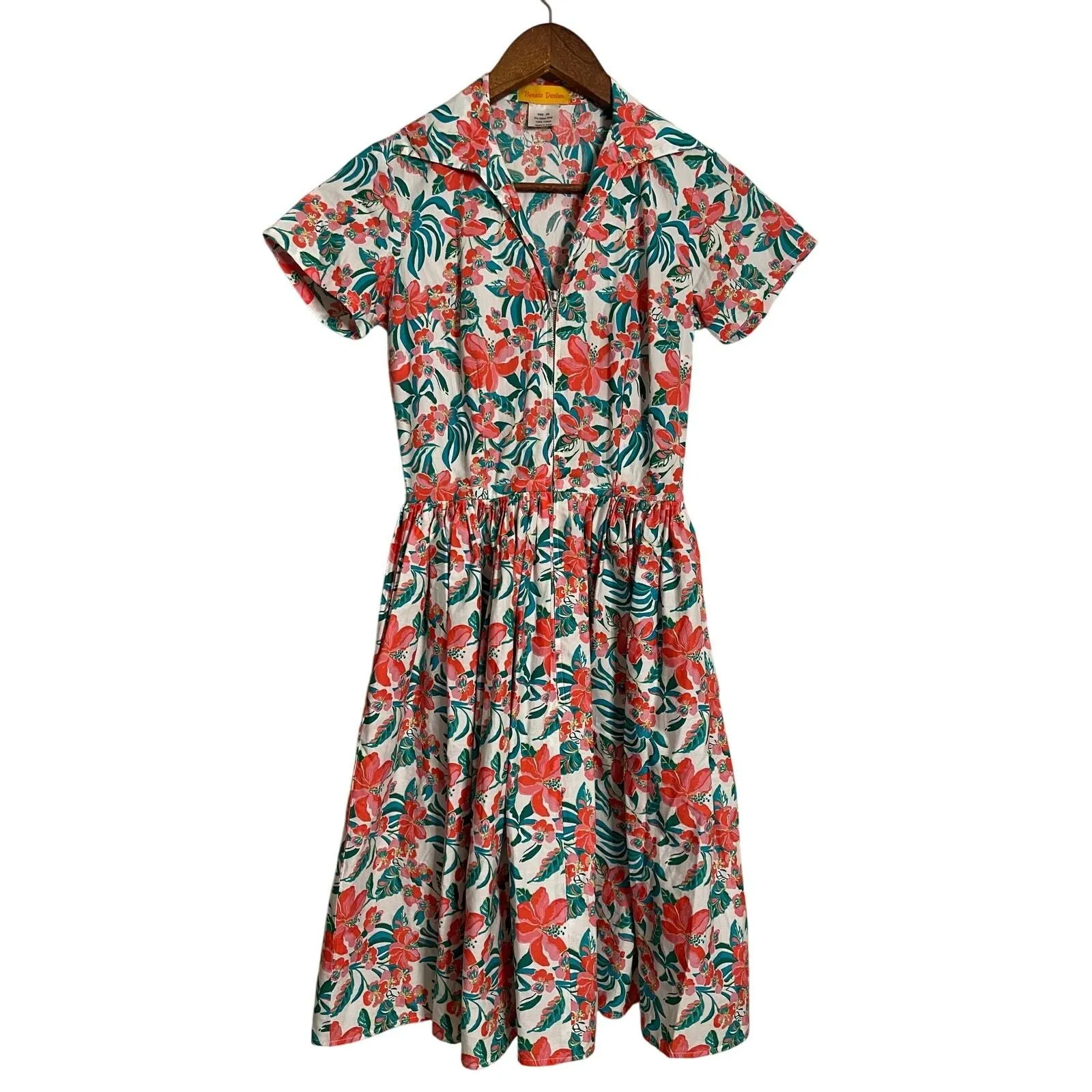 Product image for Bernie Dexter Francis Dress in Hibiscus Womans XS - Bernie Dexter