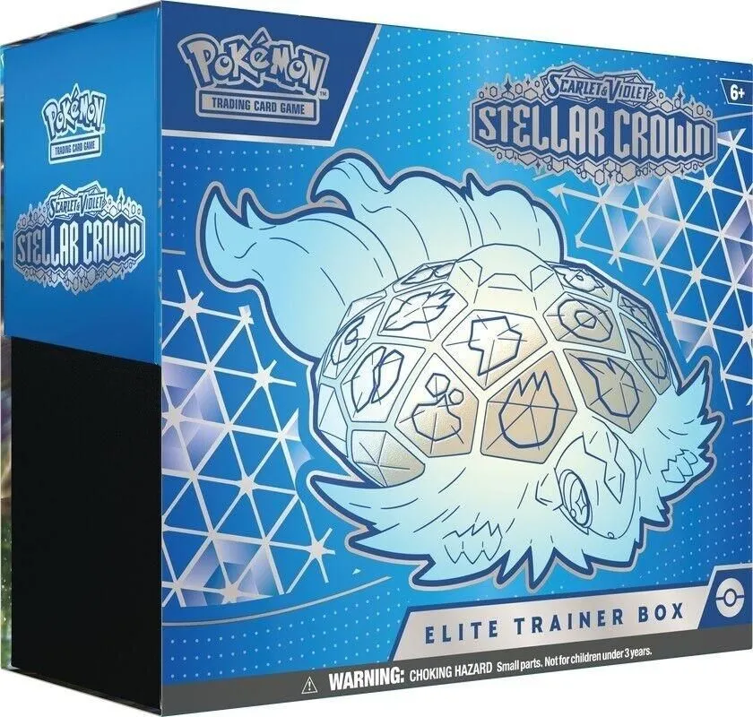 Product image for Pokemon Trading Card Game Scarlet Violet 7 Stellar Crown Elite Trainer Box