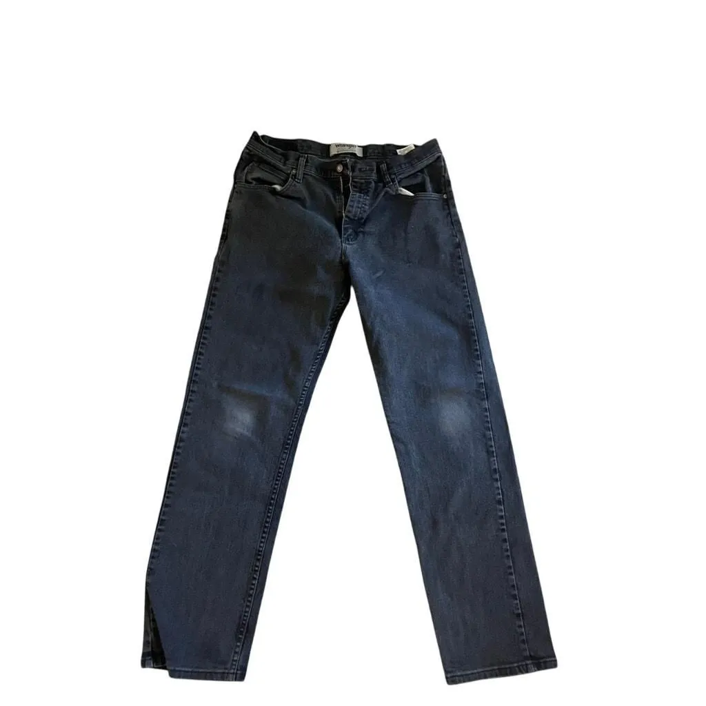 Product image for Mens Black Wrangler Jeans Size 33x30 - pre-owned---good - Wrangler