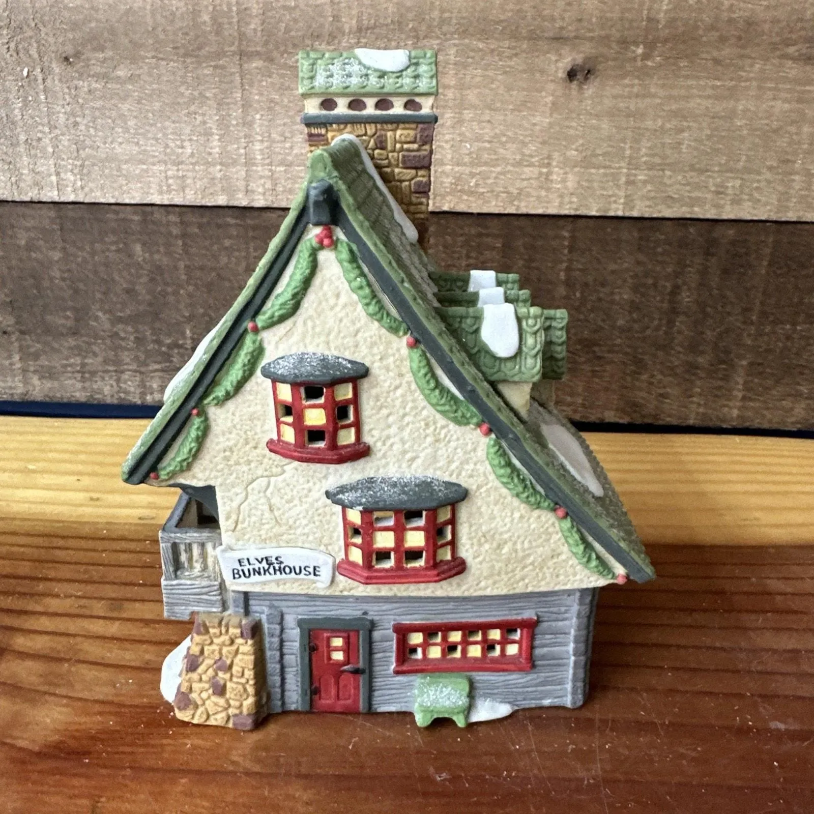 Product image for Dept. 56 Elf Bunkhouse 1990 North Pole Series Heritage Village In Box
