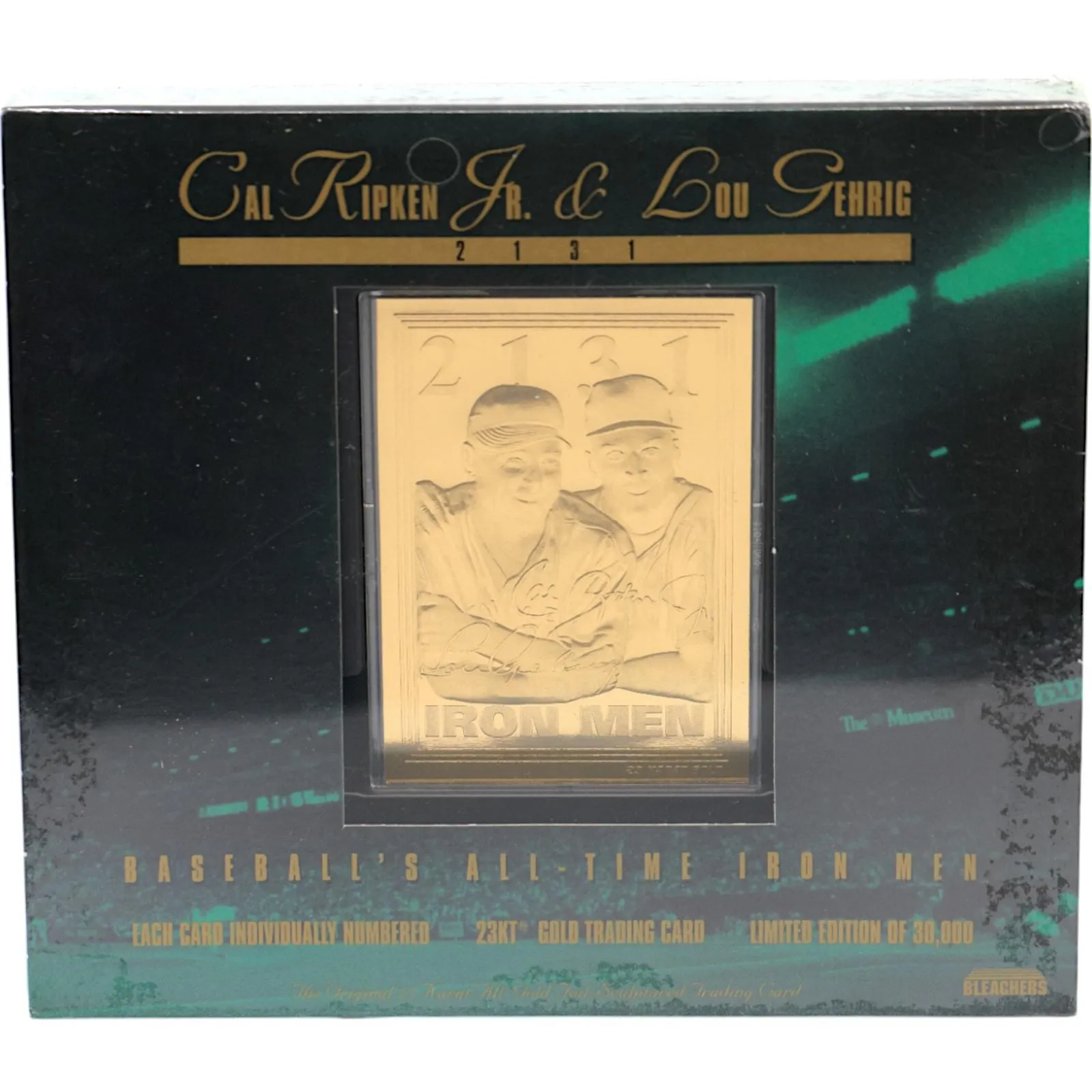 Cal Ripken Jr & Lou Gehrig 24kt 2131 Iron Men Limited Edition Gold Card  Sealed  Whatnot: Shop, Sell, Connect