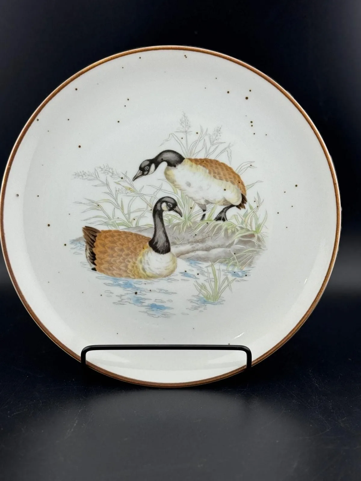 Product image for Set of 4 Wild Game Bird Plates by Andrea by Sadek