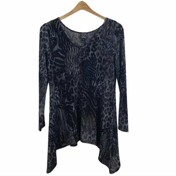 Product image for Clara Sun Woo Mixed Animal Print Tunic Top