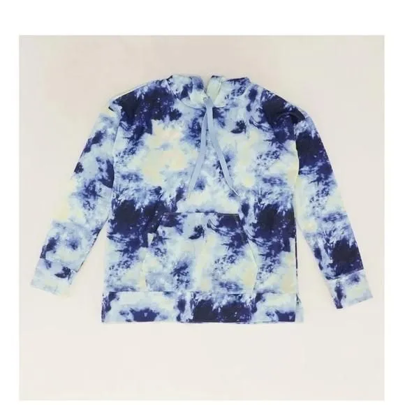 Product image for NWT Ideology Peri Ice Blue Tie Dye Sweatshirt