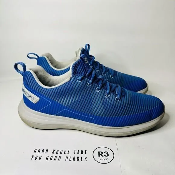 Product image for FootJoy Flex XP Royal Blue Spikeless Golf Shoes Mens Sz 9.5 M Sneakers