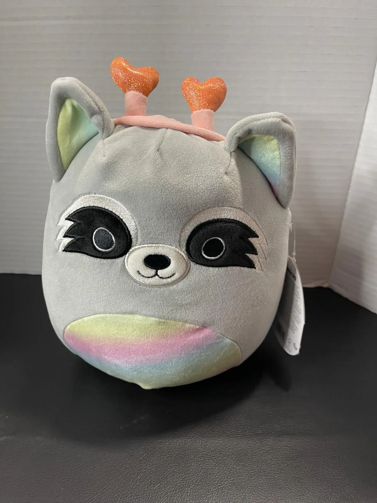 Product image for Squishmallows 8 Valentines Max The Raccoon