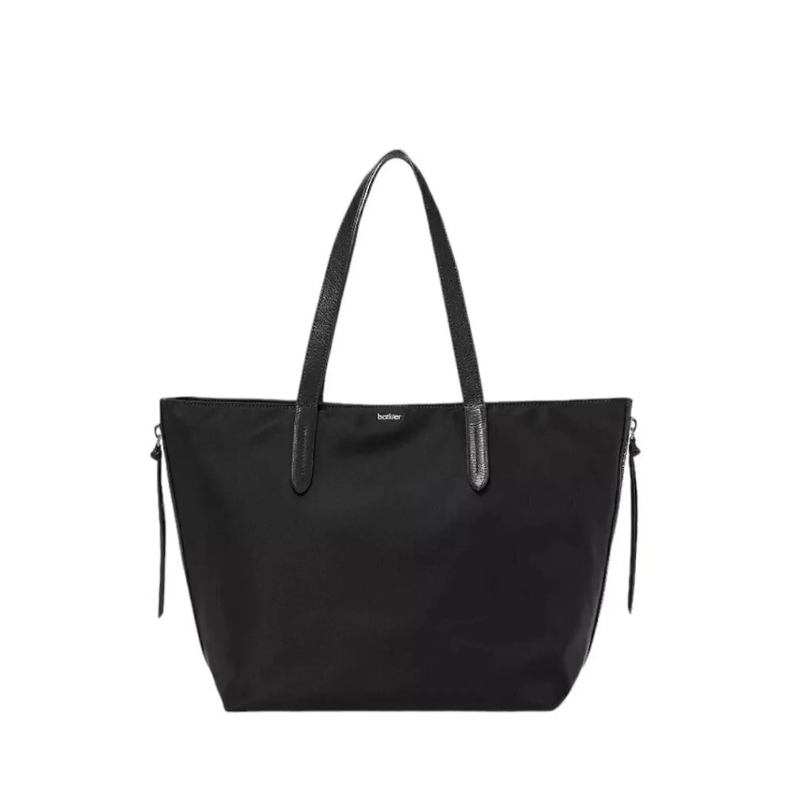 Product image for NWT Botkier Black York Bond Nylon Leather Strap Large Tote Bag Handbag