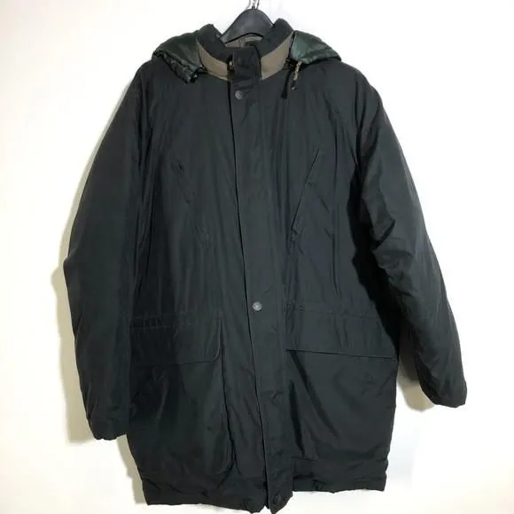 Product image for *VINTAGE*RFT Rainforest Black Insulated Padded Jacket 2XL