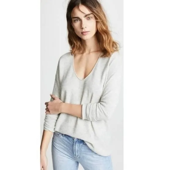 Product image for Madewell Gray Merino/Alpaca Blend Kimball Pullover Sweater
