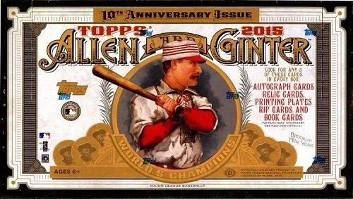 Product image for 2015 Topps Allen & Ginter Hobby Baseball Box