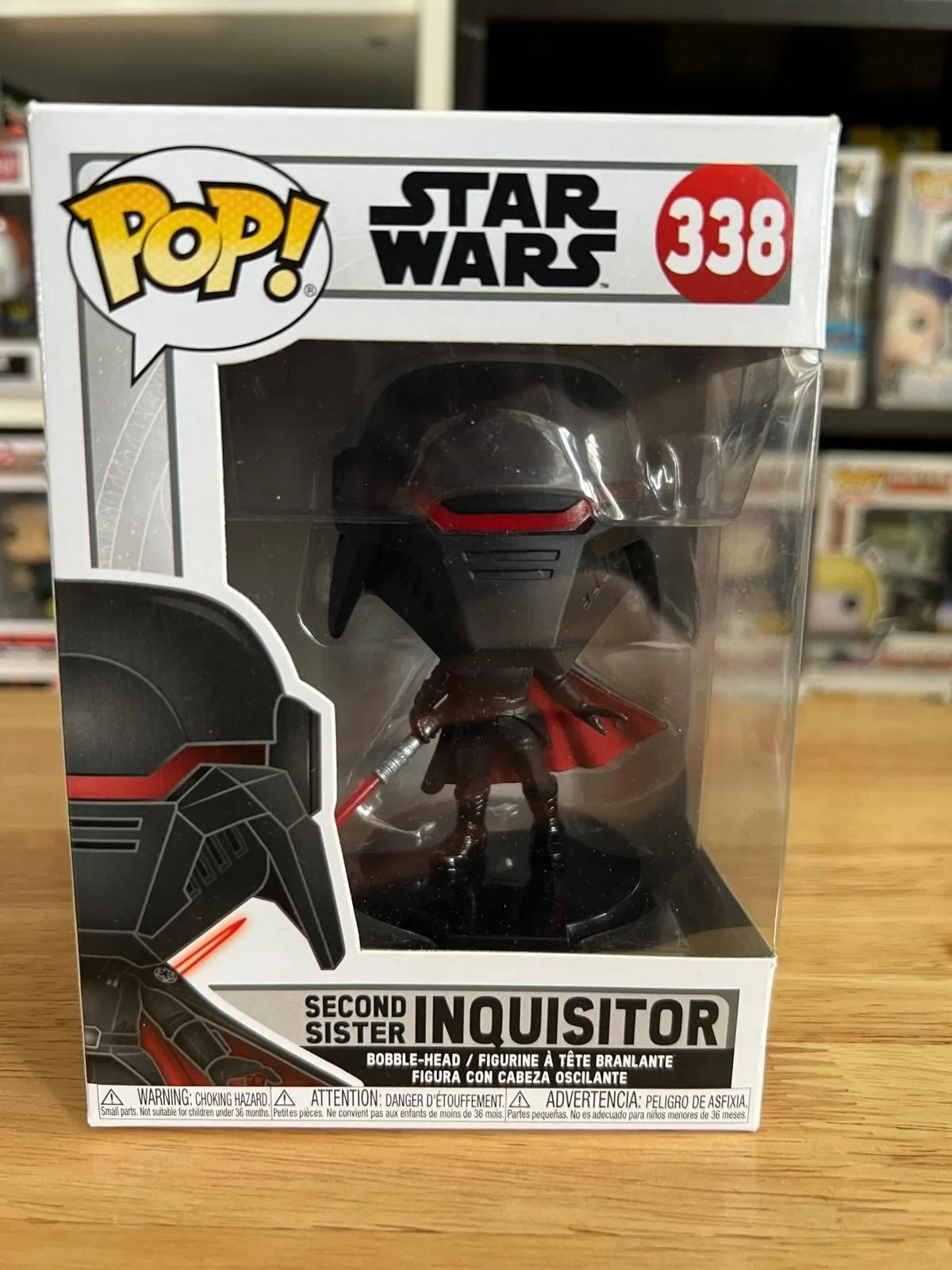 Product image for VAULTED Second Sister Inquisitor Star Wars Funko Pop Bobblehead #338 Disney Film