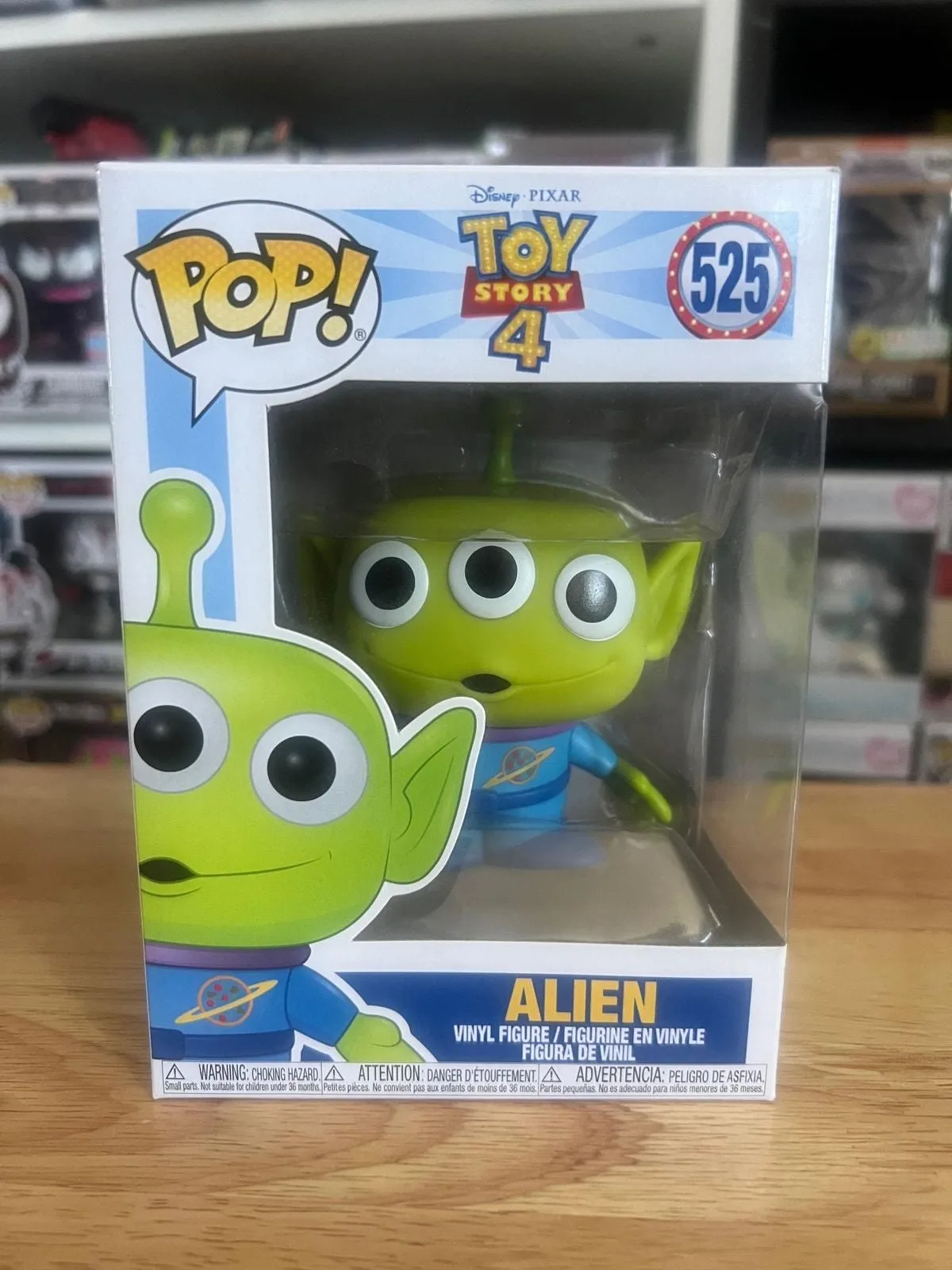 Product image for Alien Toy Story 4 Funko Pop #525 Disney Pixar Movies Vinyl Figurine Collectible
