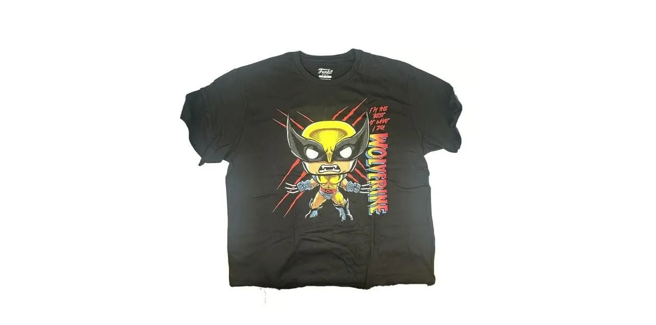 Product image for SEALED MEDIUM Wolverine Funko T-Shirt Tee Marvel X-Men Logan Comics Comic Books - Marvel