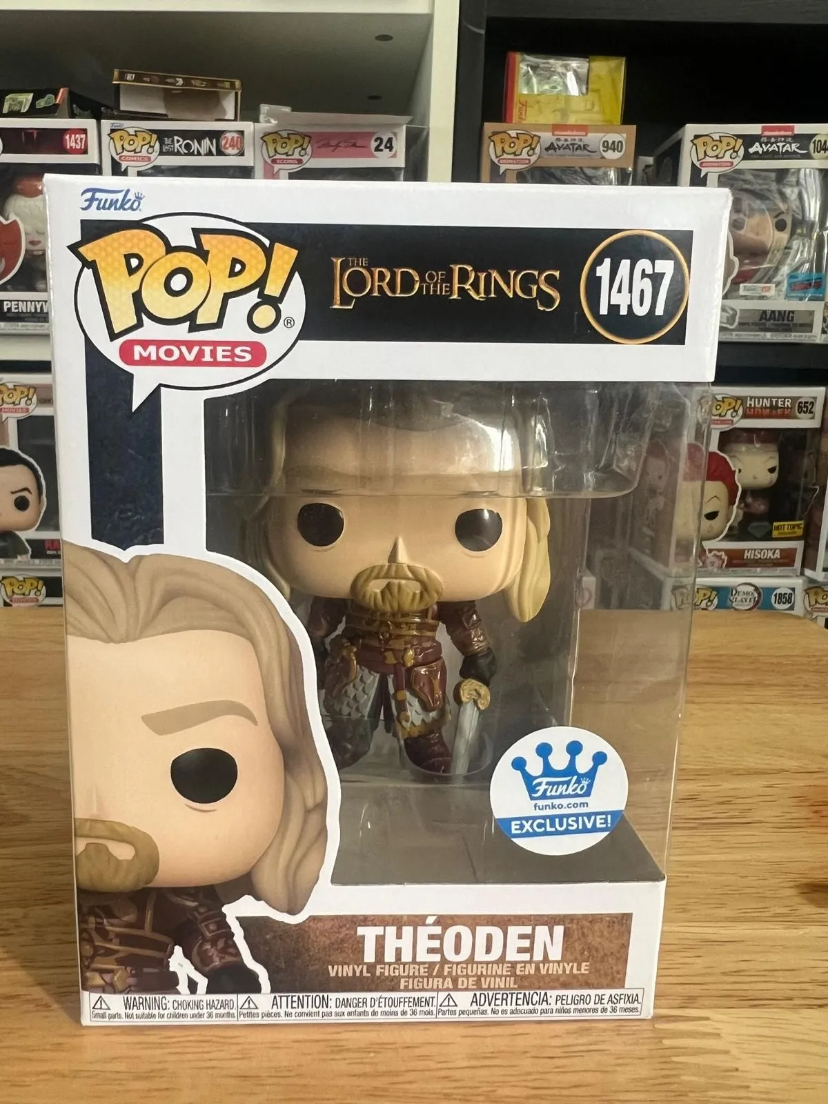 Product image for EXCLUSIVE Theoden Funko Pop Lord of the Rings #1467 LOTR Movies Bernard Hill