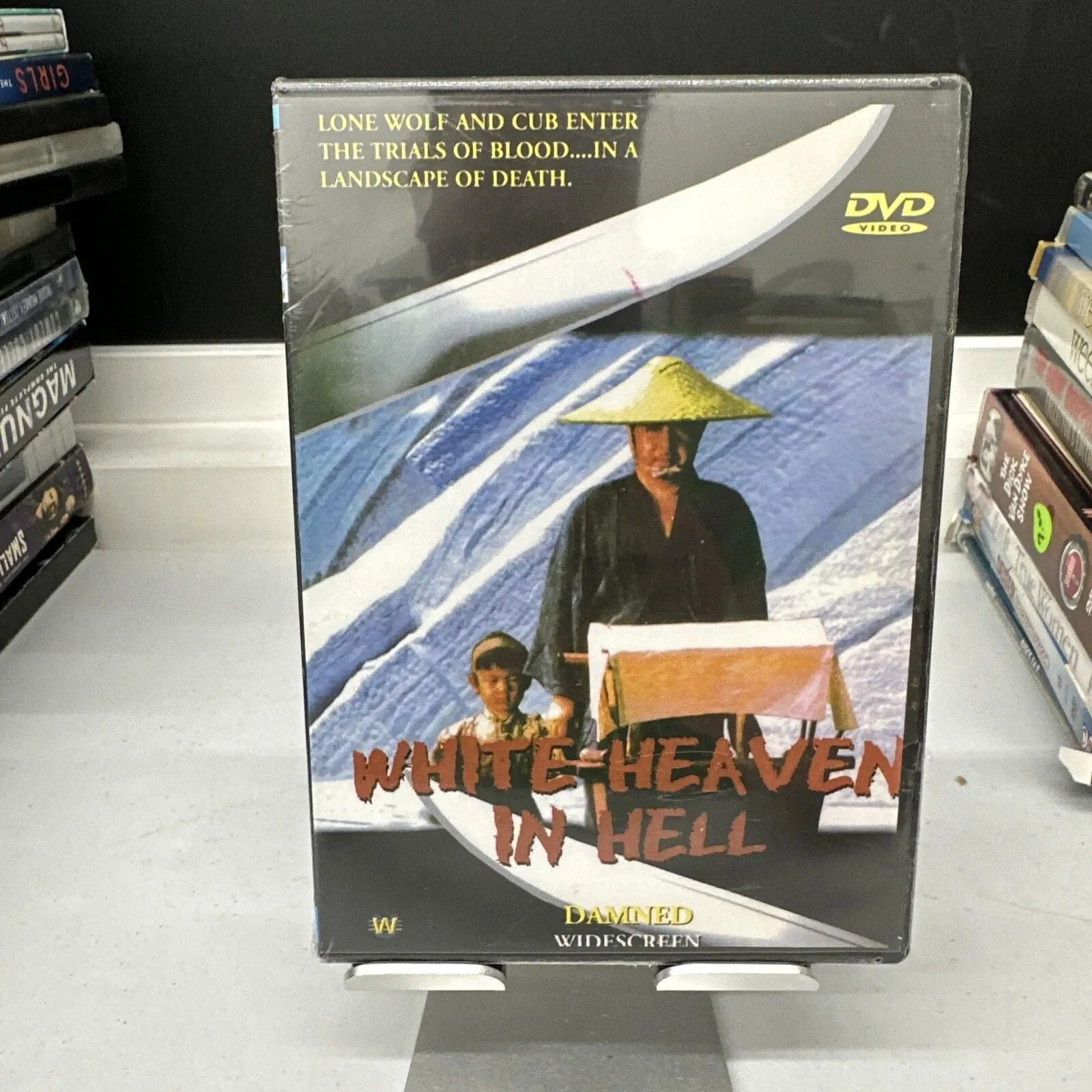 Product image for LONE WOLF AND CUB: WHITE HEAVEN IN HELL (DVD, 2004) ***BRAND NEW*** Easy DVD