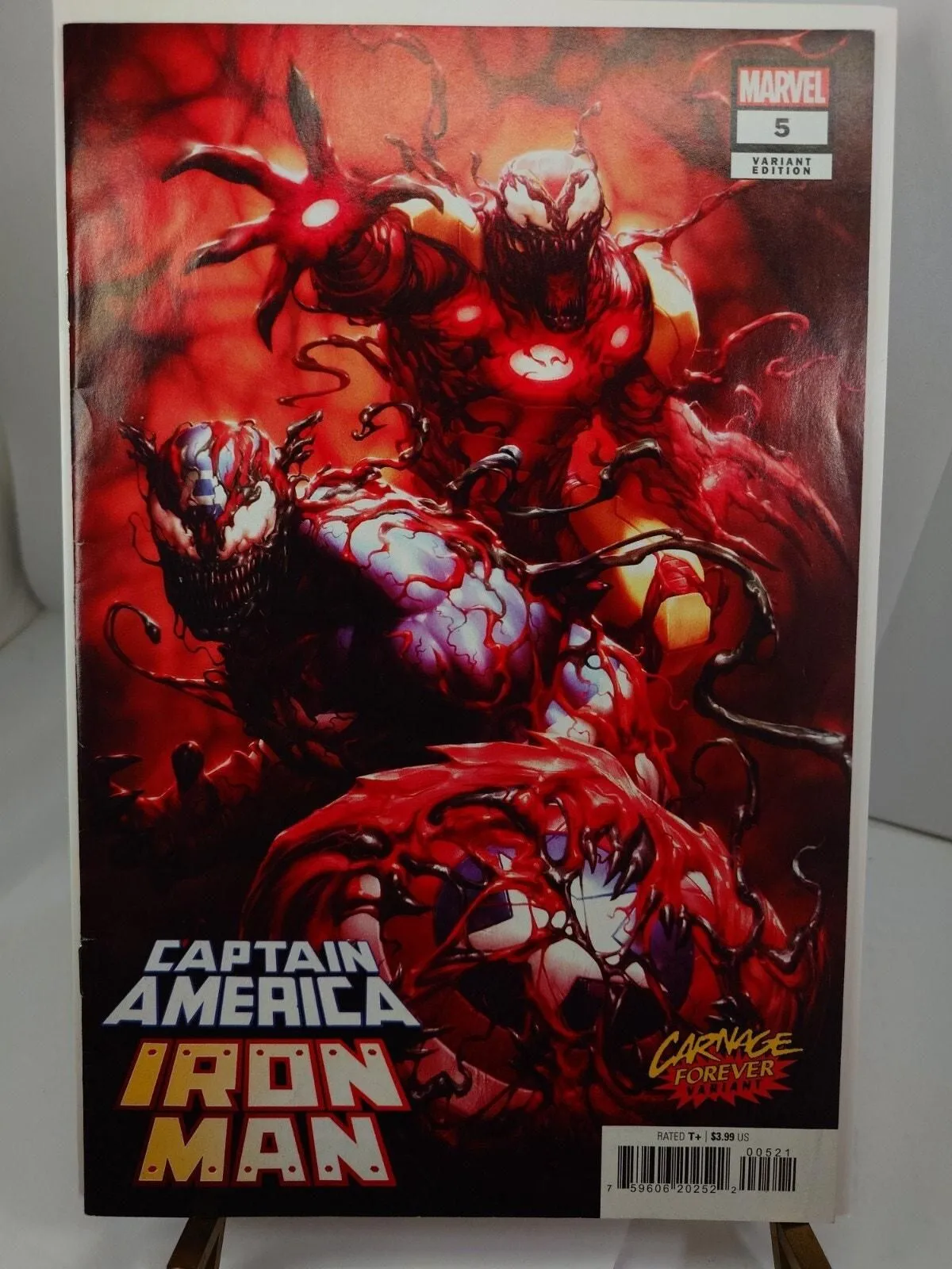Product image for Captain America Iron Man #5 (KENDRICK KUNKKA LIM VARIANT)(2022) Marvel VF+