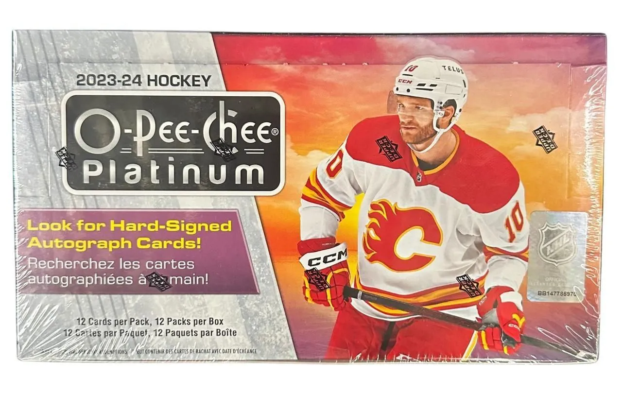 Product image for Upper Deck 2023-24 O-Pee-Chee Platinum Hockey Hobby Box