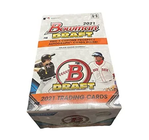 Product image for 2021 Bowman Draft Baseball Super Jumbo Box (5 Packs/120 Cards: 5 Autos)