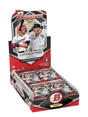 Product image for 2024 Bowman Baseball Factory Sealed Hobby Jumbo Box