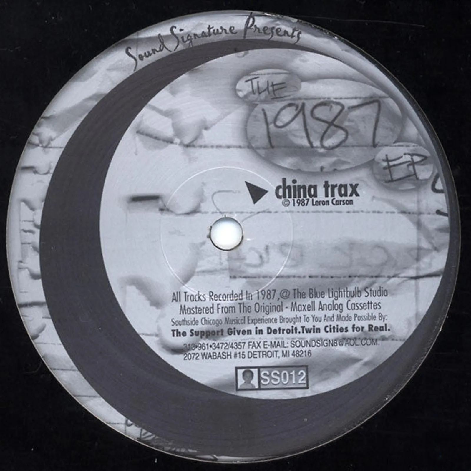 Product image for Leron Carson / Theo Parrish - The 1987 EP (12", EP)