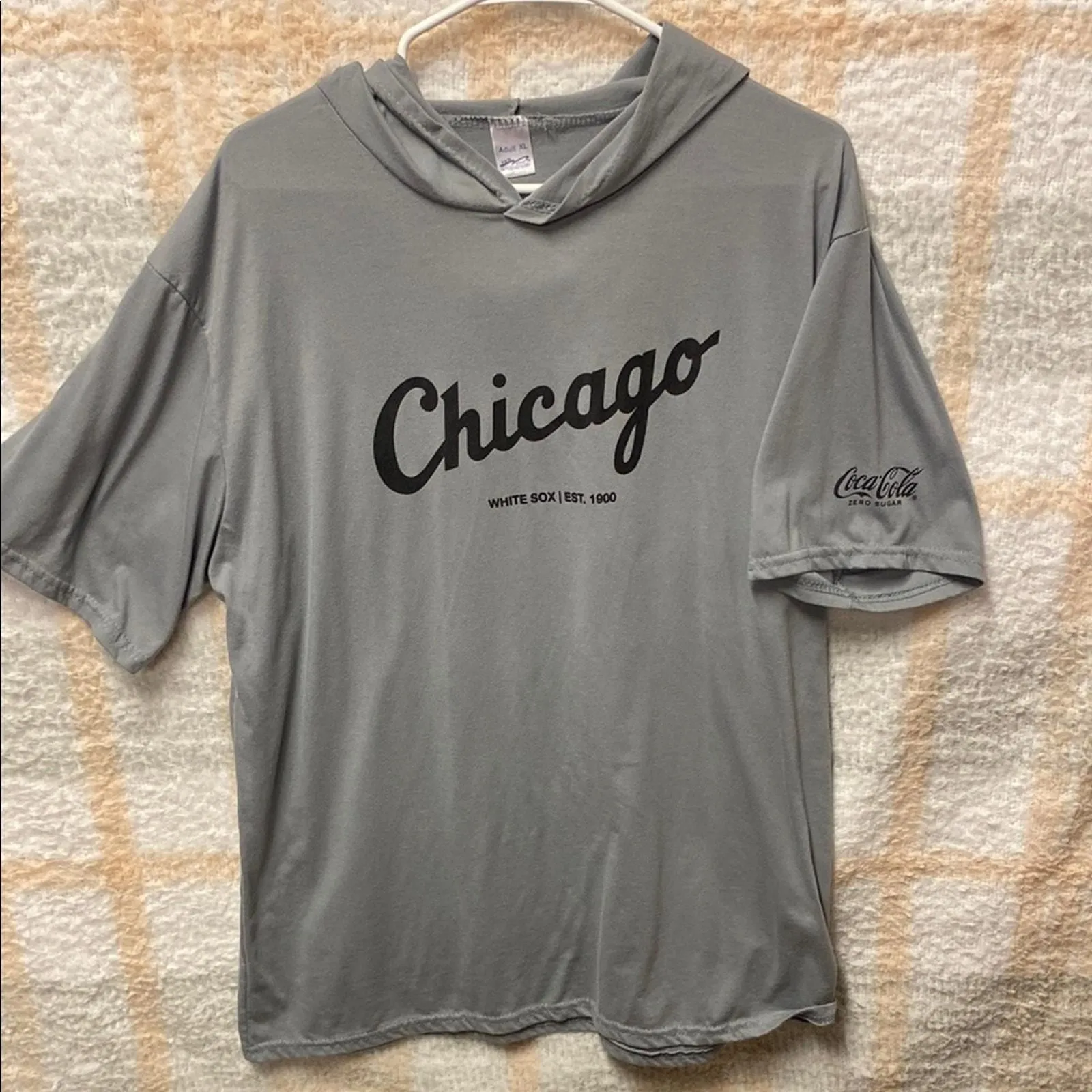 Product image for Gray Chicago White Sox Hoodie T-Shirt Adult XL Baseball