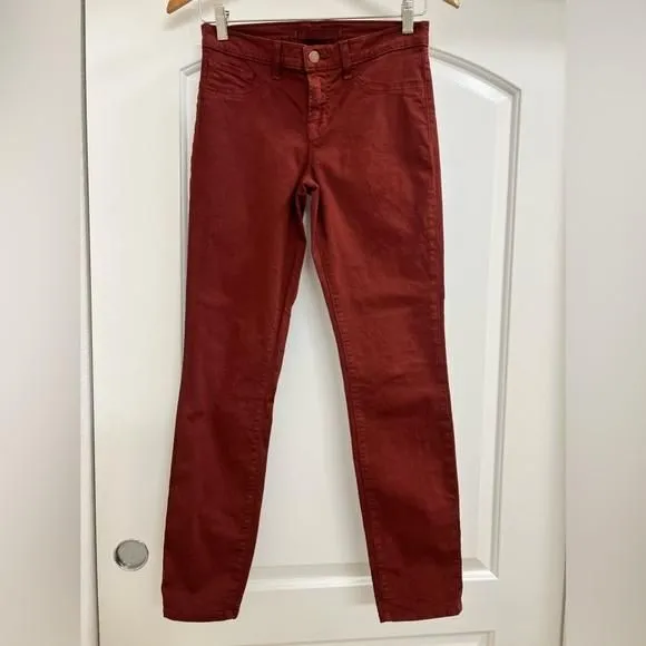 Product image for J Brand Skinny Leg Jean in Merlot