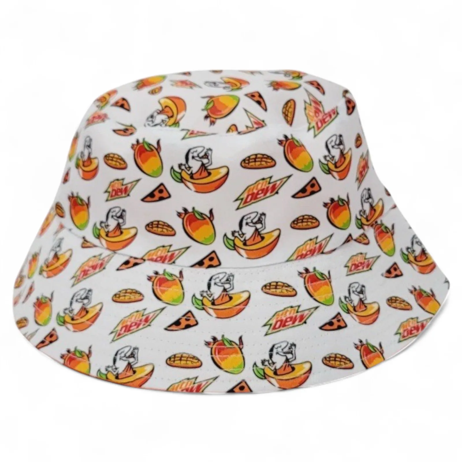 Product image for NEW Little Caesars Mountain Dew Mango Rush Reversible Bucket Hat Limited Edition - Mountain Dew