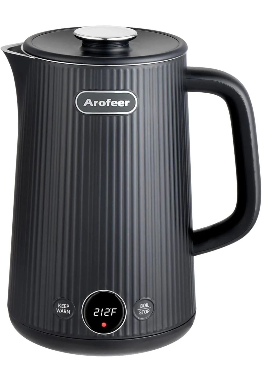 Product image for Electric Kettle Temperature Control, 1200W Hot Water, 304 Stainless Steel 1.7L