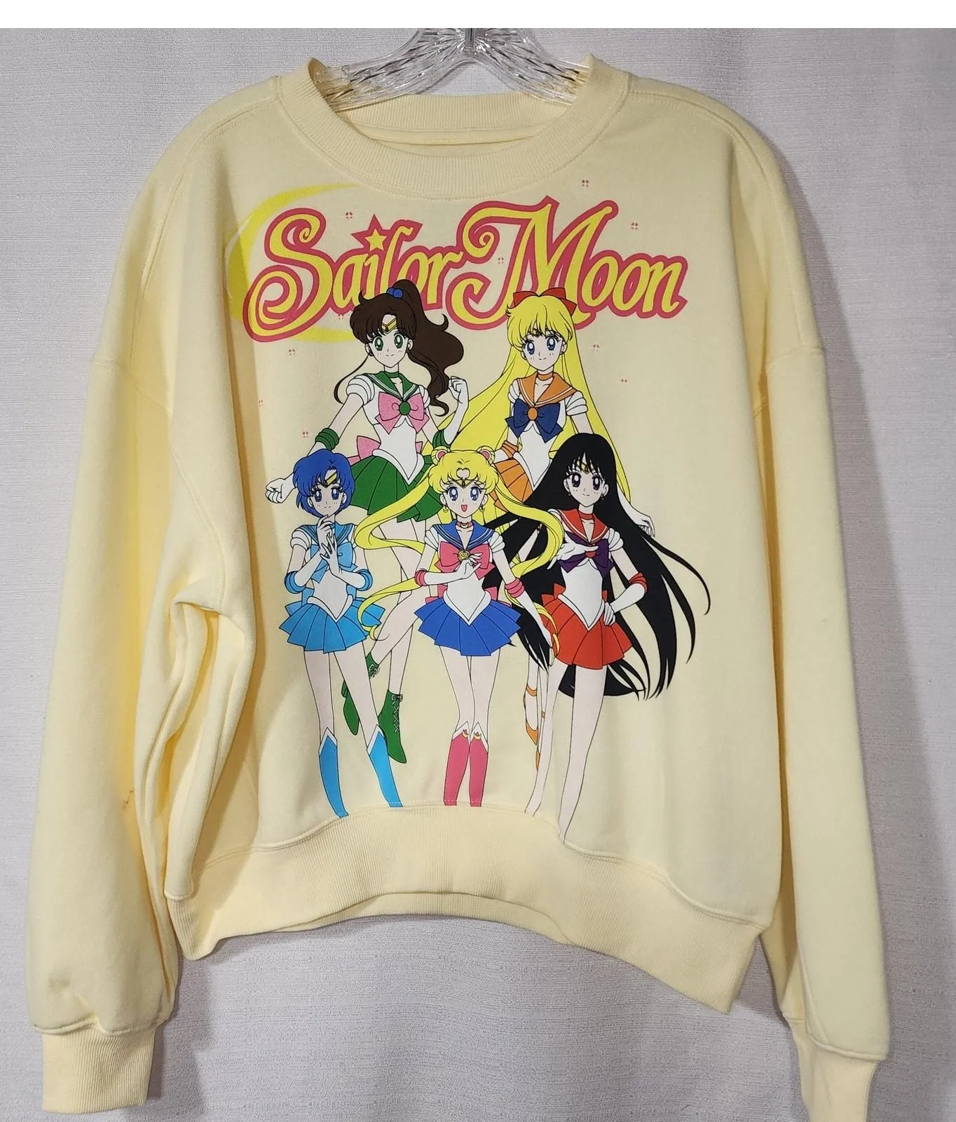 Product image for Sailor moon Women's yellow sweater Size Medium - new-with-tags - Sailor Moon