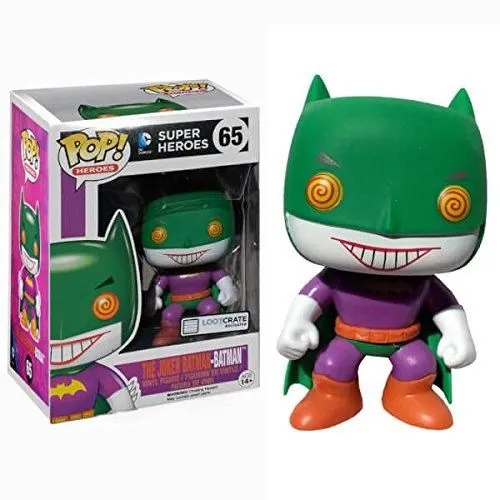 Product image for DC Comics the Joker Batman-Batman Funko Pop! Heroes Vinyl Figure #65 (Loot Crate Exclusive)