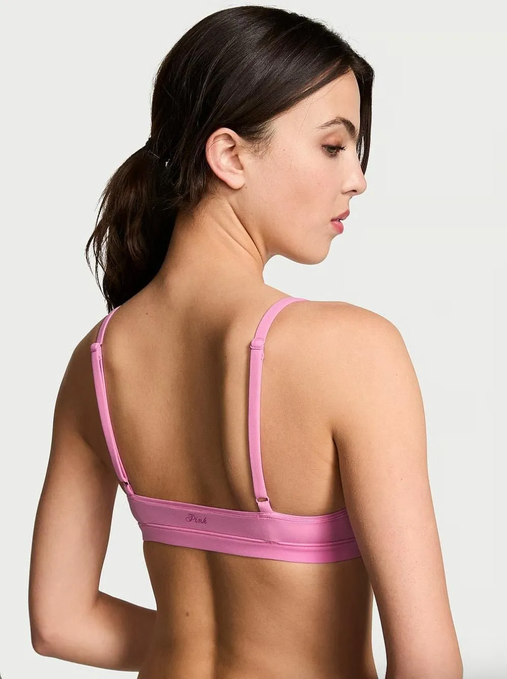 Product image for NWT $30 Victoria's Secret Pink Triangle Bralette in Moonstone Pink Medium - 30 - Medium - Intimates & Shapewear - new-with-tags - PINK Victoria's Secret