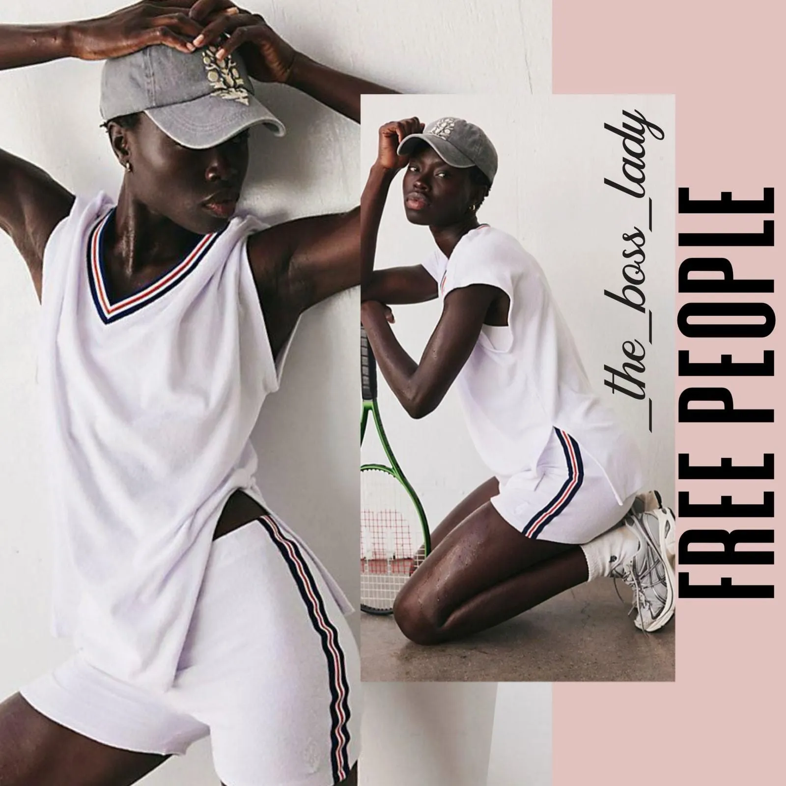 Product image for Free People set top and shorts co-ord matching set Medium two-piece - Sets - M - new-without-tags - Free People