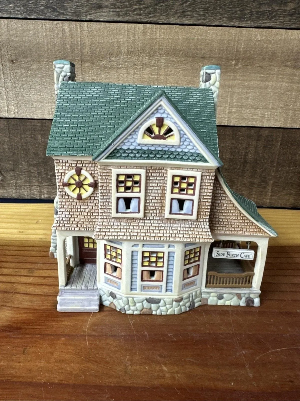 Product image for Dept 56 Seasons Bay The Side Porch Cafe Building First Edition #53303 In Box