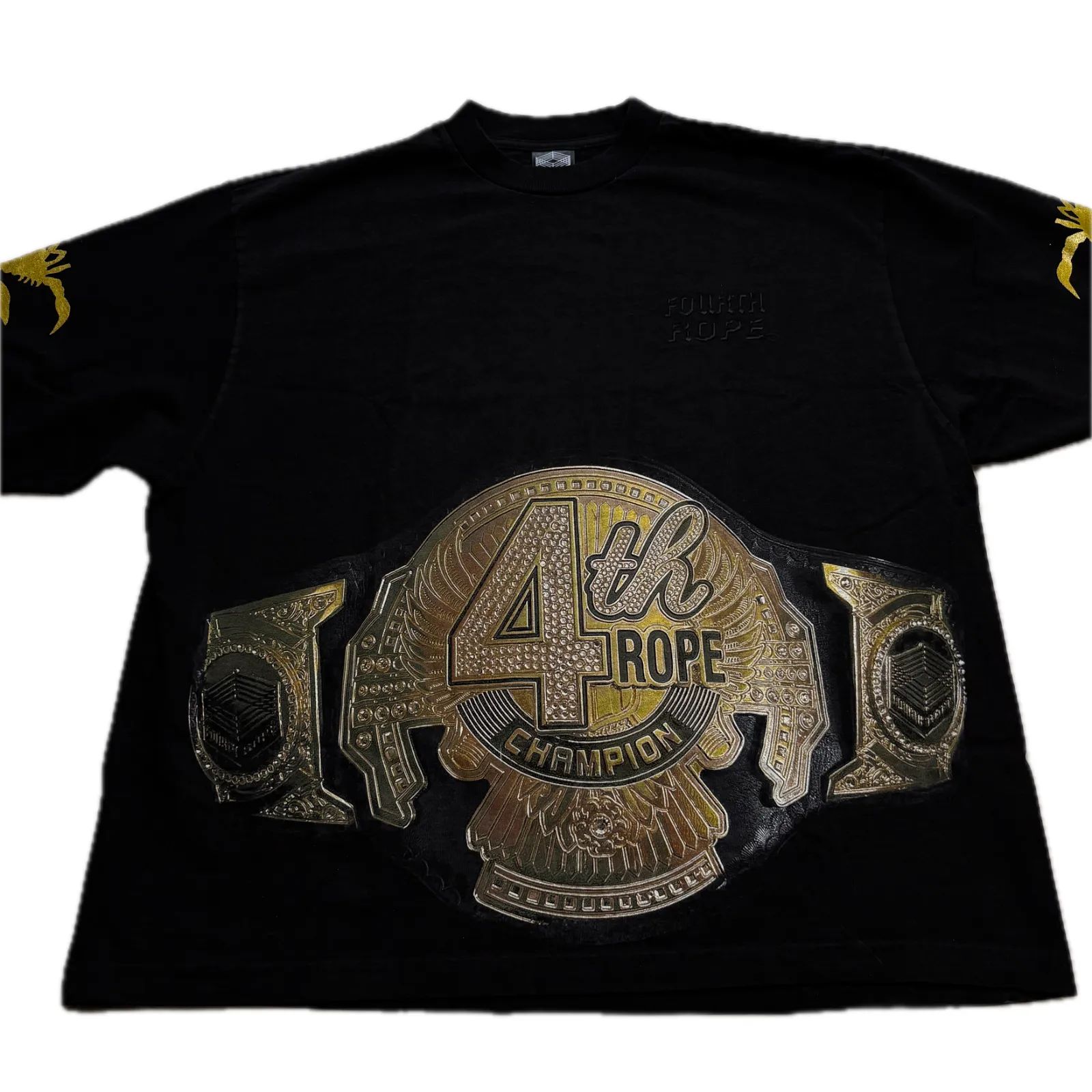 Product image for 4th Rope Championship Belt Shirt Medium Westside Gunn Fourth OfficialJBToys - fourth rope