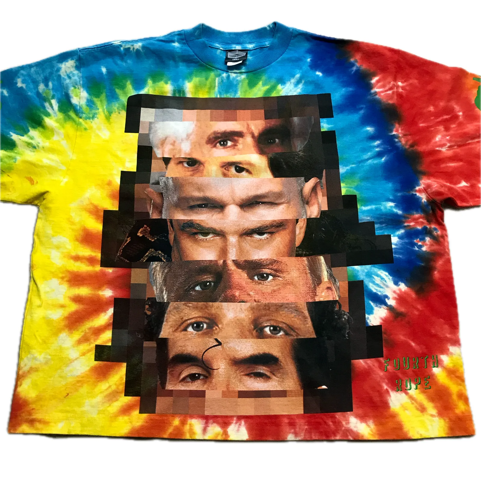 Product image for Westside Gunn 4th Rope Heels Have Eyes T-shirt Sz Small Tie Dye Mystery Drop Tee - new-without-tags - Fourth Rope