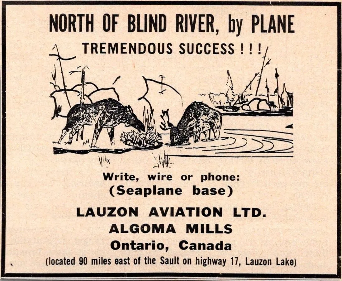 Product image for Lauzon Aviation Ltd. Algoma Mills Ontario Canada 1966 Magazine Ad SAH3-2 - pre-owned---good