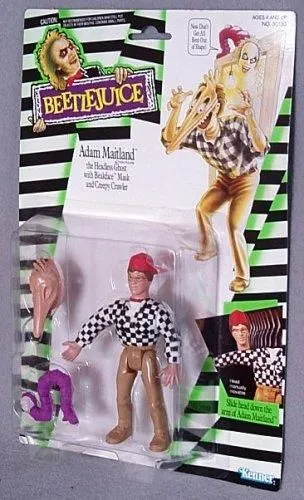 Product image for Beetlejuice Adam Maitland the Headless Ghost with Breakface Mask and Creepy Crawler Action Figure