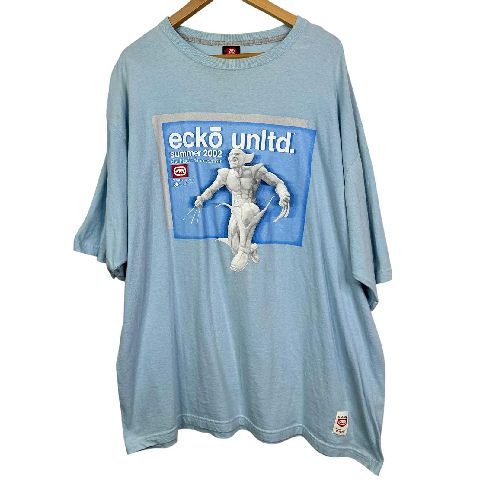 Product image for Vintage Ecko Unltd Marvel 02 Wolverine Black Rhino The Classic 1972 Tee Size XXL - Tops - XXL - pre-owned---good - Ecko Unltd.